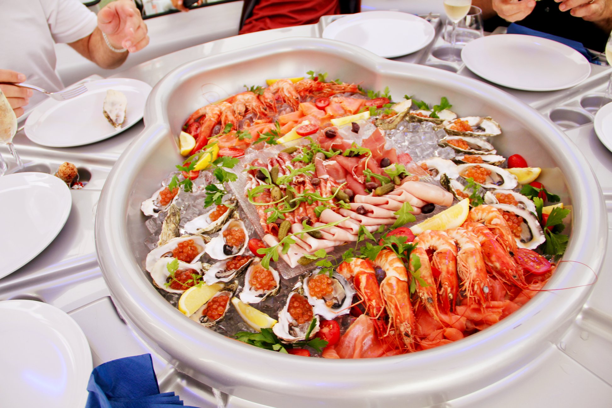 Floating Donut Company seafood platter