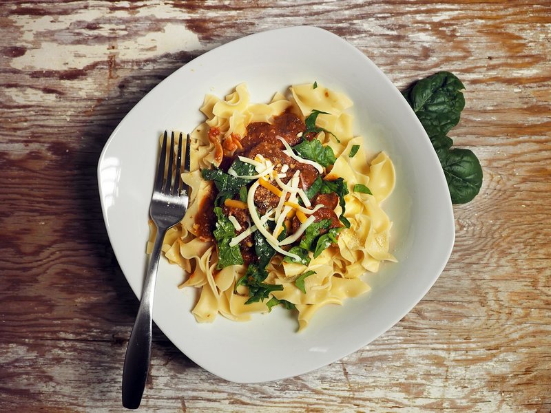 Chicken and Spinach Pasta